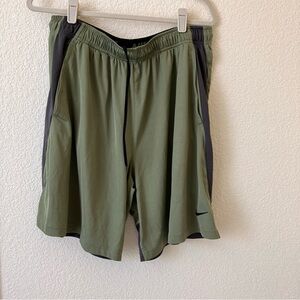 Nike Green and Black Dri Fit Shorts XXL used good condition